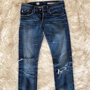 AG ADRIANO GOLDSCHMIED Tomboy Cut Jeans Size 26 R